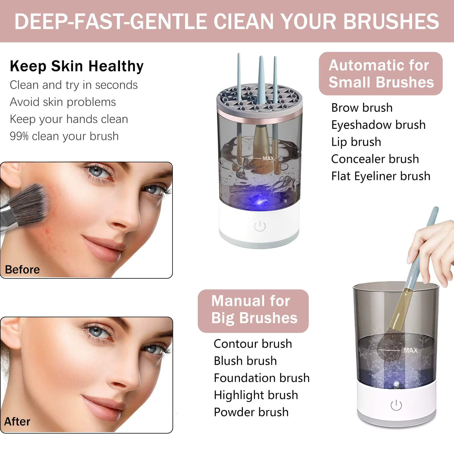 BrushZen™- The Electric Makeup Brush By BrushZen