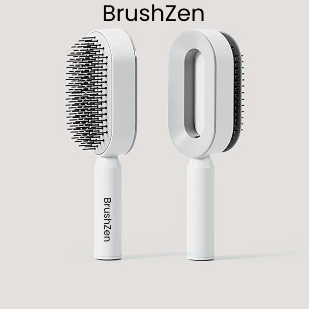 Brosse à cheveux autonettoyante 