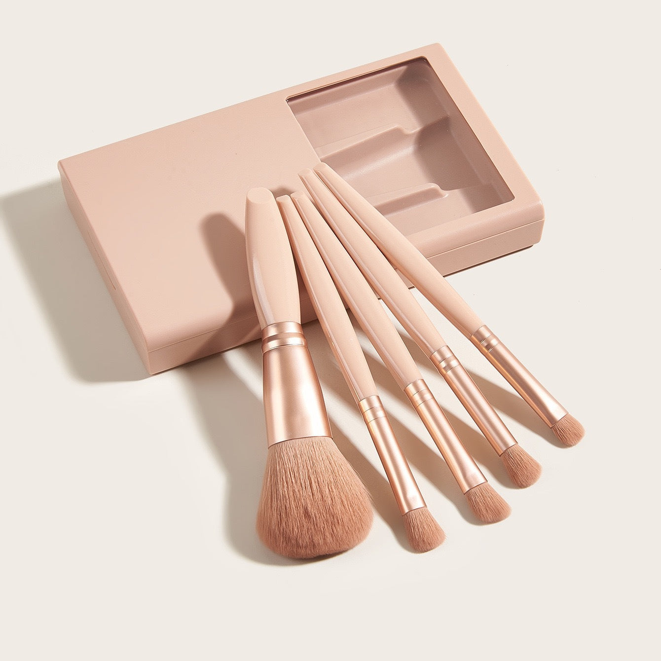 BrushZen™ Travel & Daily 5-Brush Set with Mirror